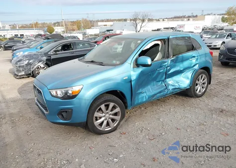 2014 Mitsubishi Outlander Sport Es из США, поврежденный, VIN 4A4AP3AU1EE017184
